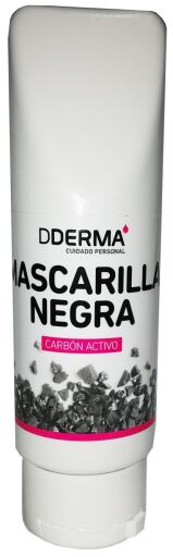 Dderma Zwarte houtskoolmasker 75 ml
