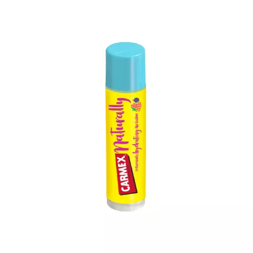 Carmex Natuurlijk vochtinbrengende lippenbalsem met rode vruchtensmaak 4,25 gr