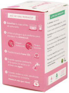 Roze menstruatiecup