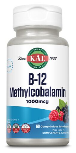 Kal Vitamine B-12 Methylcobalamine 1000 mcg 60 tabletten