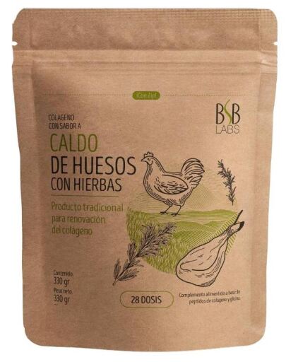 Bsb Labs Bottenbouillon Collageen met Kruiden 330 gr