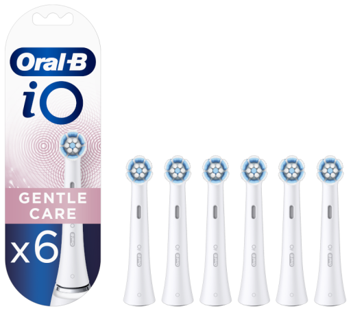 Oral-B Gentle Care iO-vervangingshoofden 6 eenheden