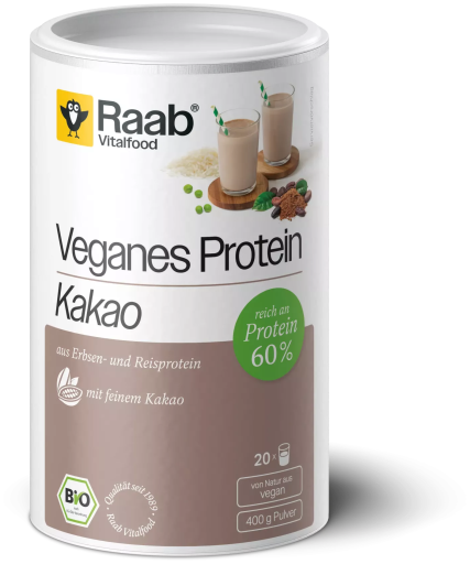 Raab Vitalfood Cacaoprote&iuml;nepoeder 400 gr