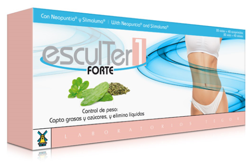 Laboratorios Tegor Esculter 1 Forte 40 tabletten + 20 injectieflacons