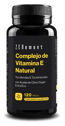 Zenement Natuurlijk vitamine E-complex met olijfolie 120 parels