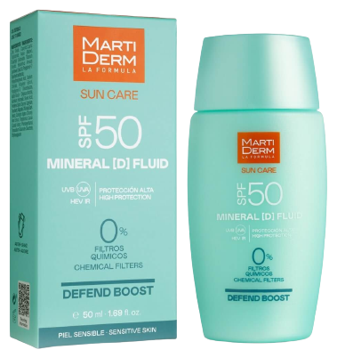 Martiderm Minerale zonnebrandcr&egrave;me [D] Vloeistof SPF50 50 ml