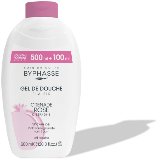 Byphasse Plaisir Roze Granaatappel Douchegel 600 ml
