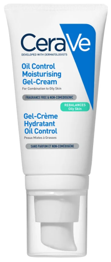 Cerave Oil Control vochtinbrengende gel-cr&egrave;me voor de gecombineerde tot vette huid 52 ml