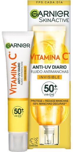 Garnier Huidactieve vitamine C onzichtbare anti-vlekvloeistof SPF50+ 40 ml