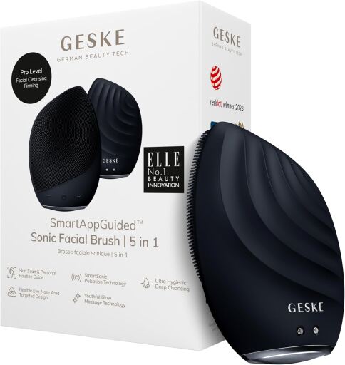 Geske Smart App Guided Sonic gezichtsborstel 5 in 1 1 eenheid