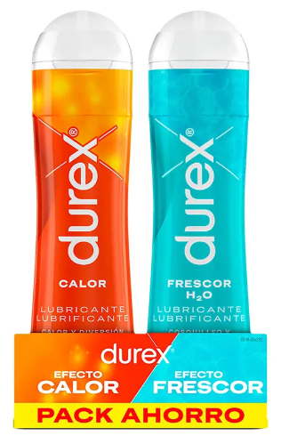 Durex Speel Heat Effect Glijmiddel 50 ml en Cool Effect Glijmiddel 50 ml