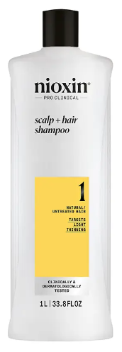 Nioxin Systeem 1 Shampoo Natuurlijk haar met milde dunner wordend haar