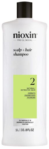 Nioxin Systeem 2 Natuurlijke haarshampoo met geavanceerde verdunning