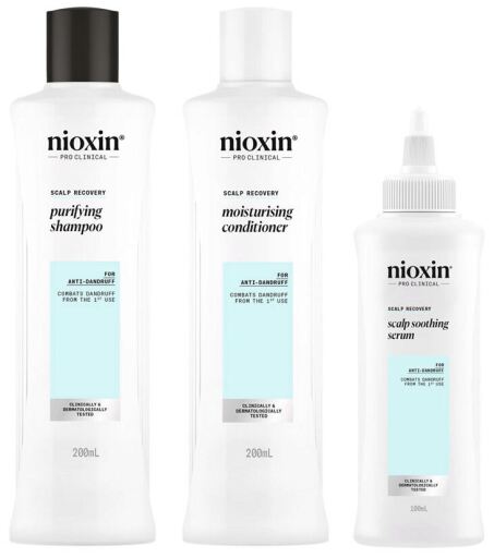Nioxin Hoofdhuidherstel Anti-rooskit 3 stuks