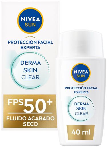 Nivea Sun Derma Skin Clear Dry Finish Fluid SPF50+ 40 ml