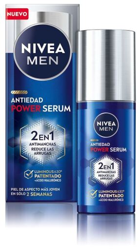 Nivea Mannen Anti-Aging Power Serum 2 in 1 Anti-vlekken 30 ml