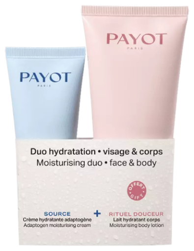 Payot Duo Hydration Gezichtshydraterende Cr&egrave;me 30 ml + Lichaamscr&egrave;me 100 ml