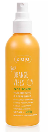 Ziaja Coconut & Orange Vibes Hydraterende en verfrissende gezichtstoner 190 ml