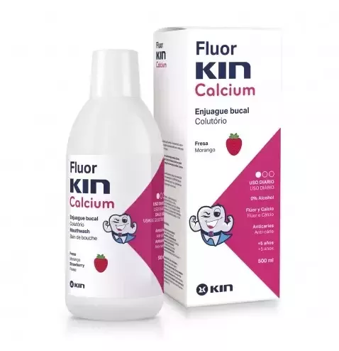 Fluorkin Calcium Mondwater 500 ml
