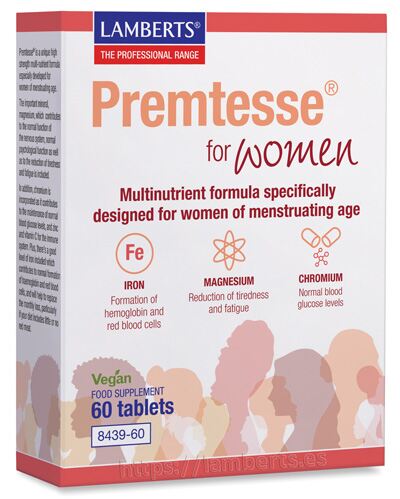 Lamberts Premtesse Vrouwen 60 tabletten 8439-60