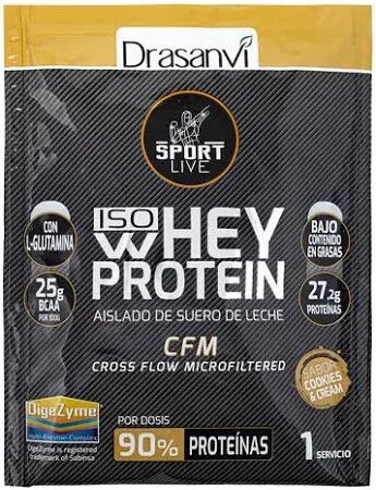 Drasanvi Whey Protein Isolaat Koekjes En Room 30 gr Sport