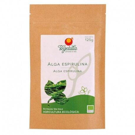 Spirulina Algenpoeder 125 gr Bio