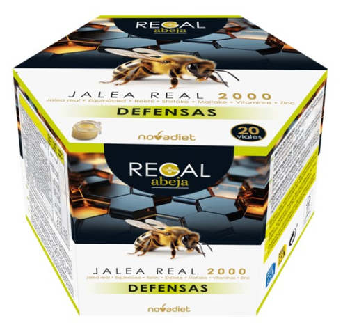 Novadiet Regal Bee Defenses Royal Jelly 2000 20 flesjes