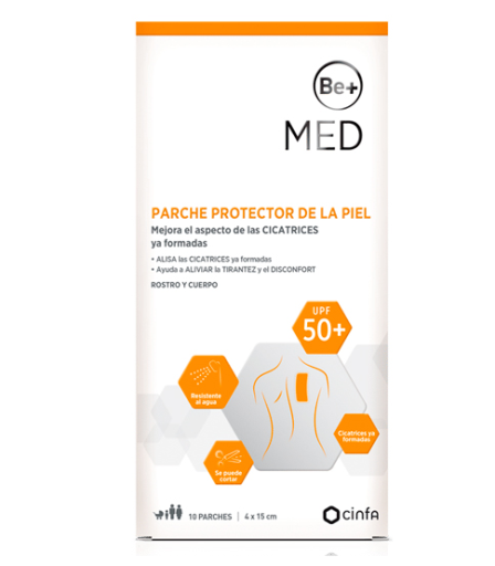 Be+ Med Huidbeschermende Patch 10 Patches 15 Cm X 4 Cm