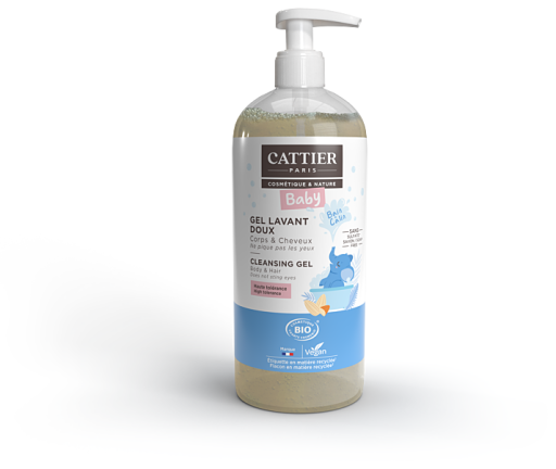 Cattier Badgel voor babyhaar en lichaam 500 ml
