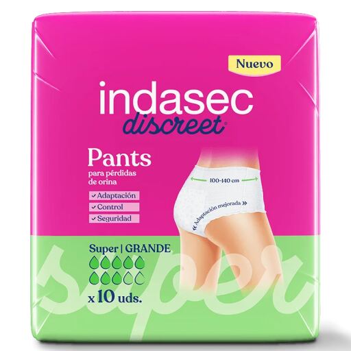 Indasec Discrete broek supergroot 10 eenheden