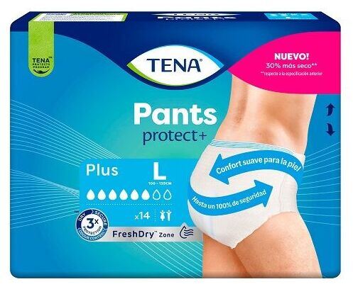 Tena Broek Plus Inco T/G 100-135 Cm 14 Stuks