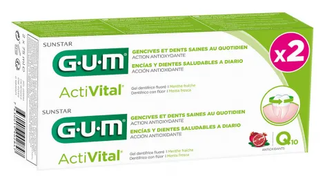 Gum Activital Duo Pack Tandpasta Gel 2 x 75 ml