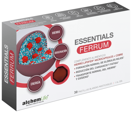 Alchemlife Essentials Ferrum 30 zachte kauwtabletten