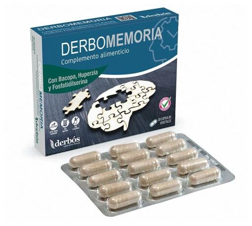Derb&oacute;s Derbomemory 30 capsules