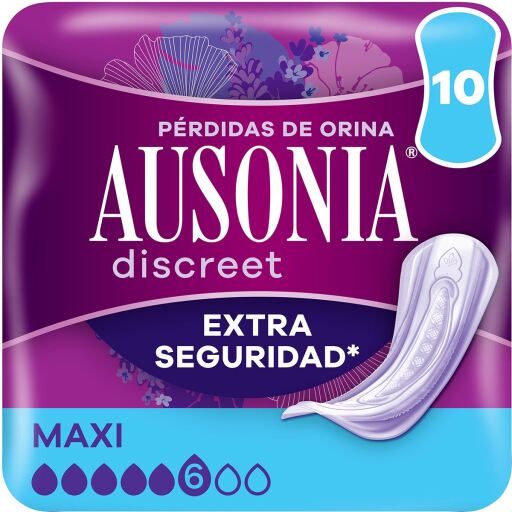 Ausonia Discrete Maxi 10 eenheden