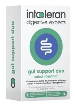 Intoleran Darmondersteuning Duo 30+30 Capsules