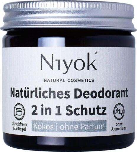 Niyok Parfumvrije deodorant + antitranspirant 40 ml