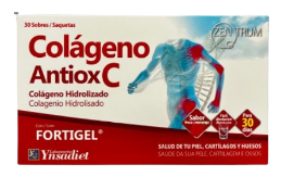 Ynsadiet Nutriox Collageen Antiox Fortigel 30 Enveloppen