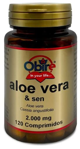 Obire Alo&euml; Vera 2000 mg met Senna 120 Tabletten