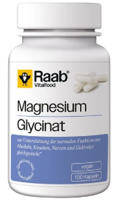 Raab Vitalfood Magnesiumglycinat 600 mg 100 capsules