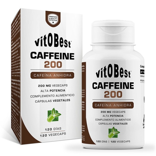 Vit.O.Best Cafe&iuml;ne 200 120 capsules