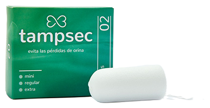 Tampsec Extra Urine Incontinentie Tampon 2 Eenheden