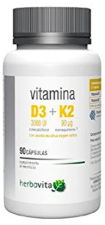 Vitamine D3+K2 90 Cap