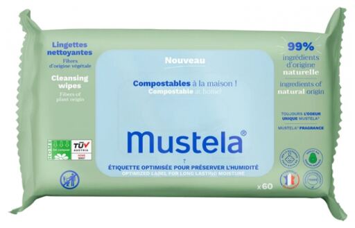 Mustela Reinigingsdoekjes 60 stuks