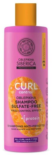 Natura Siberica Oblepikha O Sulfaatvrije Curl Control Shampoo 400 ml