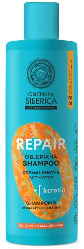 Natura Siberica Oblepikha Keratine Herstellende Shampoo 400 ml