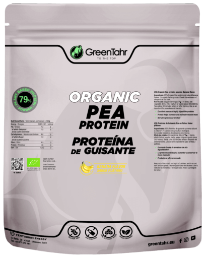 Greentahr Erwtenprote&iuml;ne Bananensmaak 750 gr Eco
