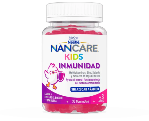 Nancare Kids Immunity 30 Gummies Bosvruchten en Framboos