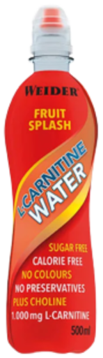 Weider L-Carnitine Water Fruit Splash 500 ml x 6 stuks