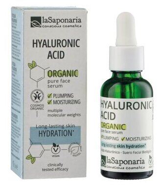 La Saponaria Hyaluronzuur anti-aging vochtinbrengende cr&egrave;me 30 ml